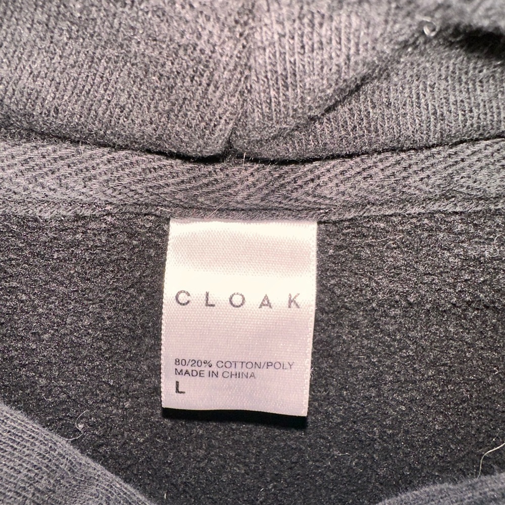 Large Cloak Brand Life After Death Markiplier Black Hoodie - Picture 7 of 8
